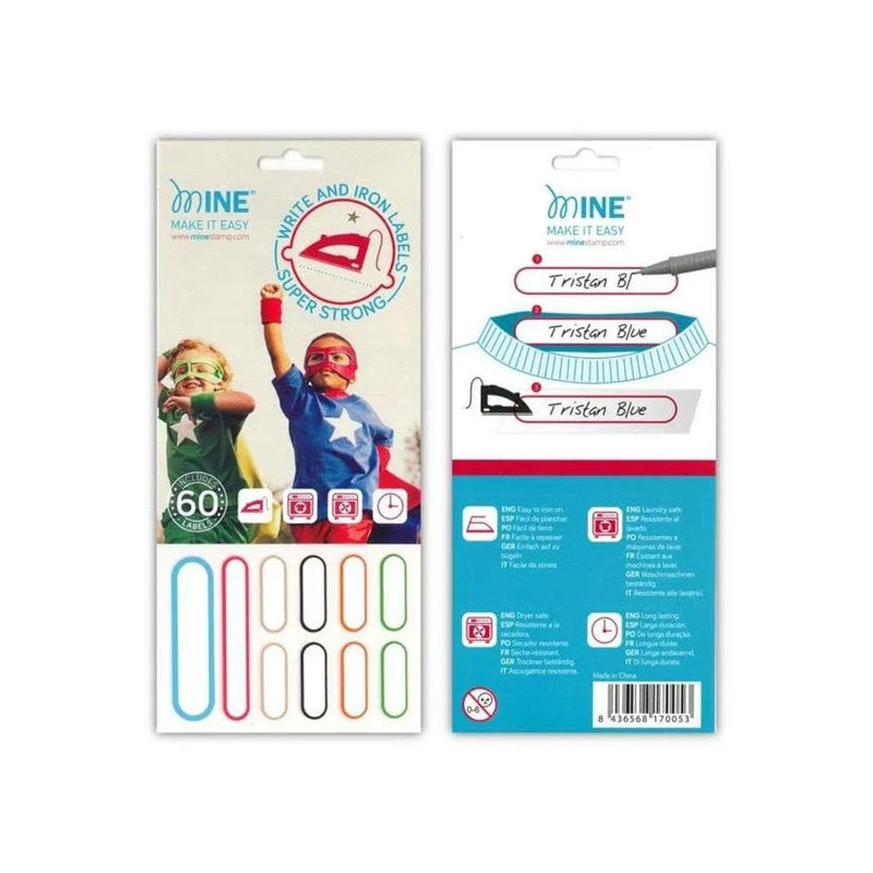 Etiquetas para ropa escribir y planchar write & iron, Mine - KIDSCLUB Tienda ONLINE
