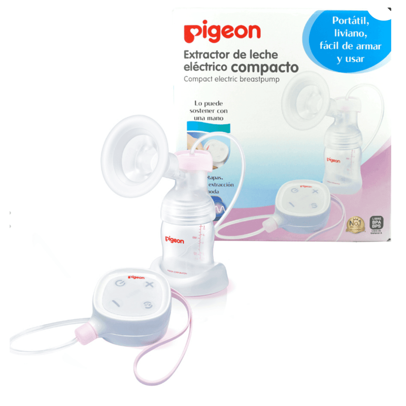 EXTRACTOR DE LECHE ELÉCTRICO COMPACTO PIGEON - KIDSCLUB Tienda ONLINE