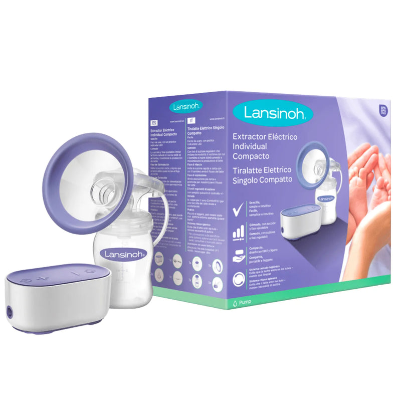 EXTRACTOR DE LECHE ELECTRICO COMPACT SINGLE LANSINOH - KIDSCLUB Tienda ONLINE