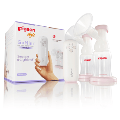 EXTRACTOR DE LECHE ELECTRICO DOBLE Go Mini PIGEON - KIDSCLUB Tienda ONLINE