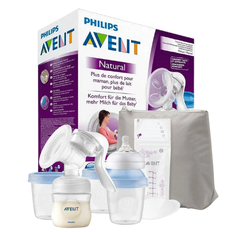 Extractor de Leche Manual AVENT Gift Set con Accesorios (SCF430/15) - KIDSCLUB Tienda ONLINE