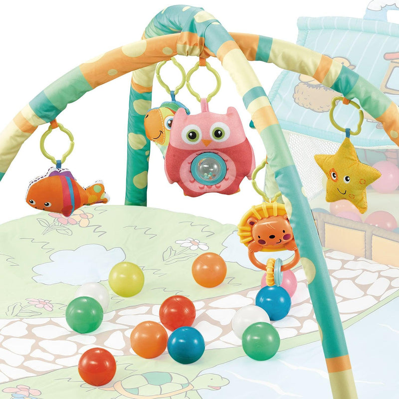 Gimnasio 2 arcos Celeste RS-18410, Bebeglo - KIDSCLUB Tienda ONLINE