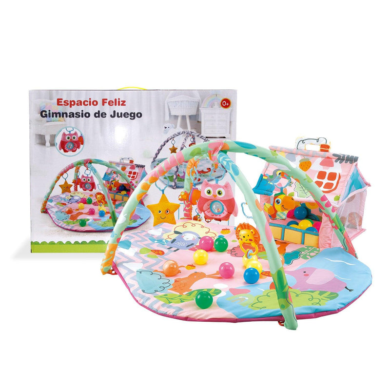 Gimnasio casita 2 arcos Rosado RS-18420, Bebeglo - KIDSCLUB Tienda ONLINE