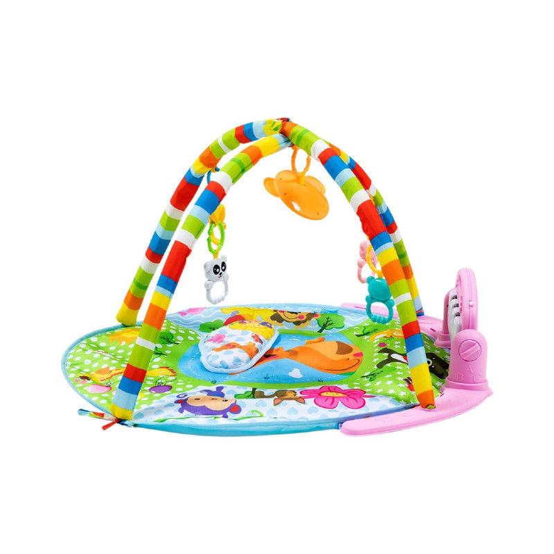 Gimnasio musical 2 arcos Rosado, Bebeglo - KIDSCLUB Tienda ONLINE