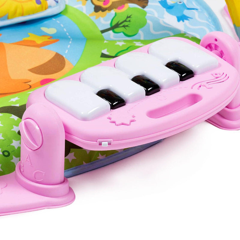Gimnasio musical 2 arcos Rosado, Bebeglo - KIDSCLUB Tienda ONLINE