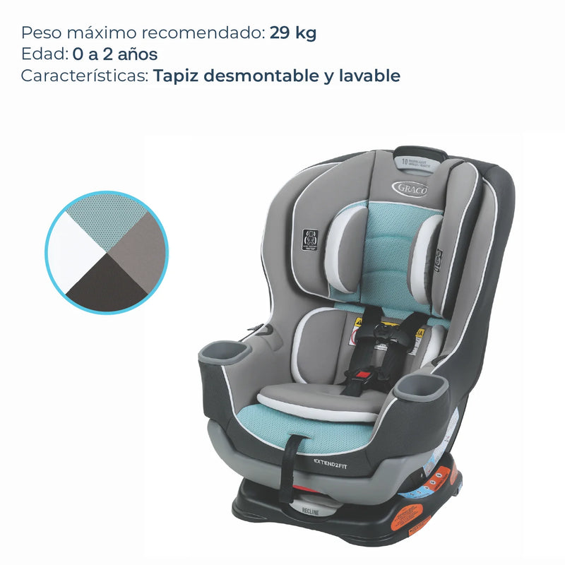 Silla de Auto Convertible Extend2Fit Spire, Graco