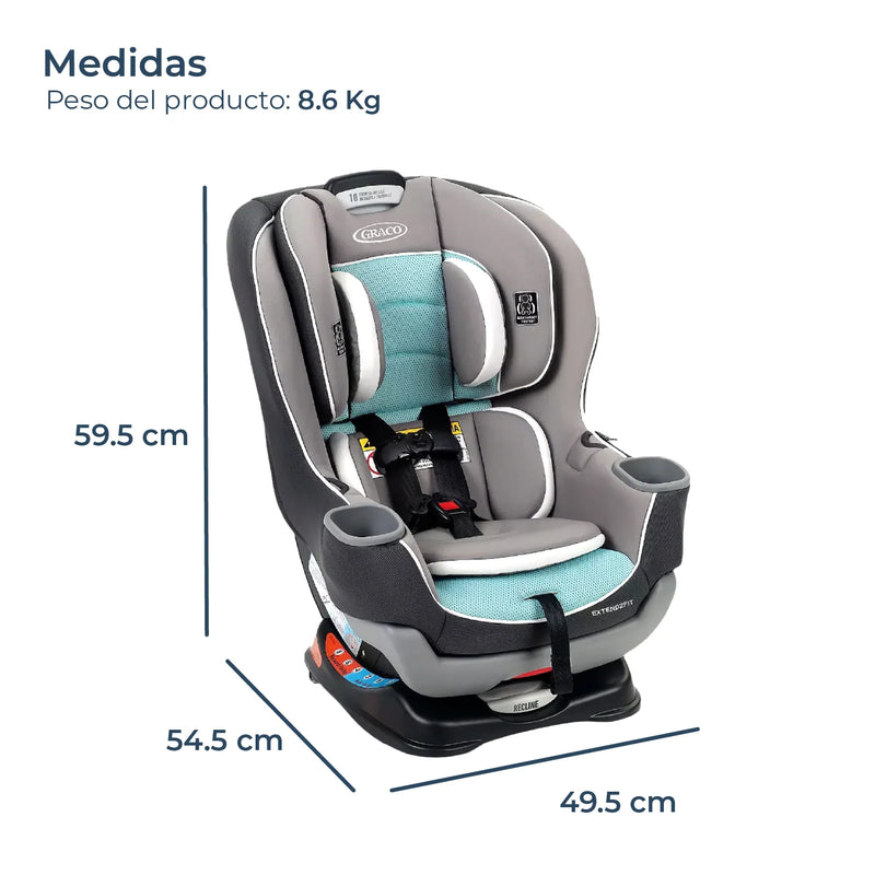 Silla de Auto Convertible Extend2Fit Spire, Graco