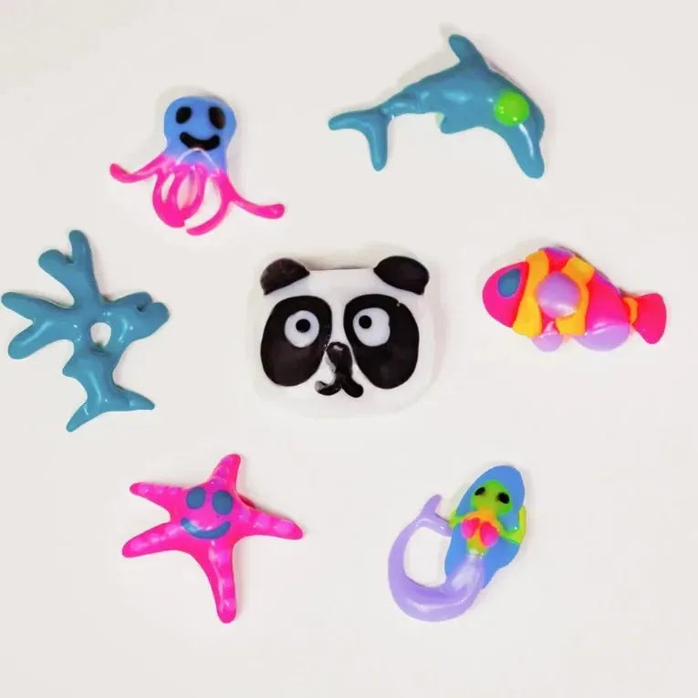 Set Tubi Jelly 3 colores Animales, Tuban