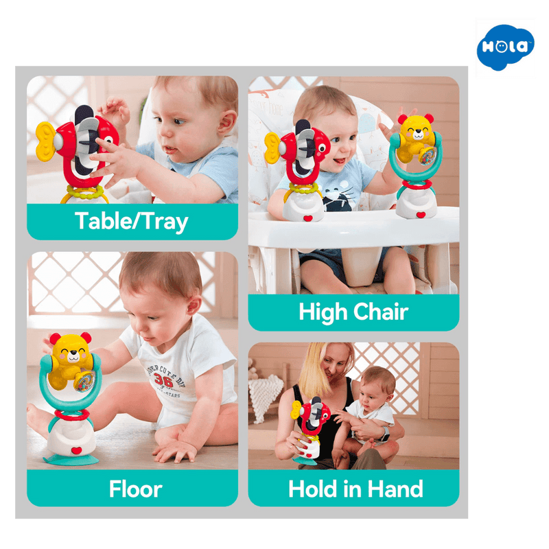 Juguete con succión y cascabel Pez Hola Toys - KIDSCLUB Tienda ONLINE