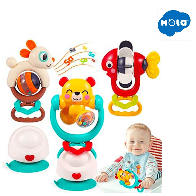 Juguete con succión y cascabel Pez Hola Toys - KIDSCLUB Tienda ONLINE