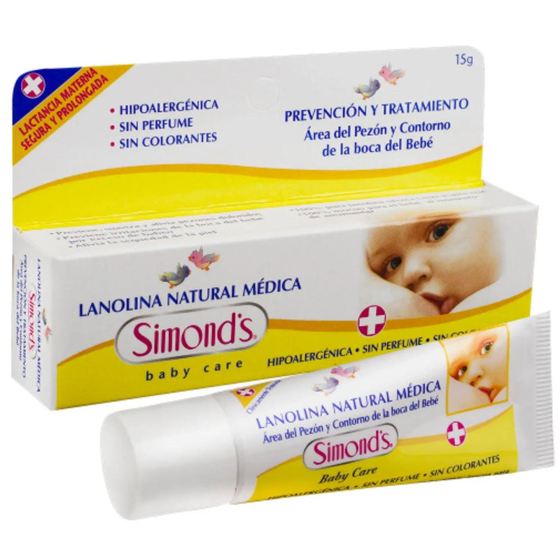 LANOLINA NATURAL MEDICA 15 g SIMONDS - KIDSCLUB Tienda ONLINE
