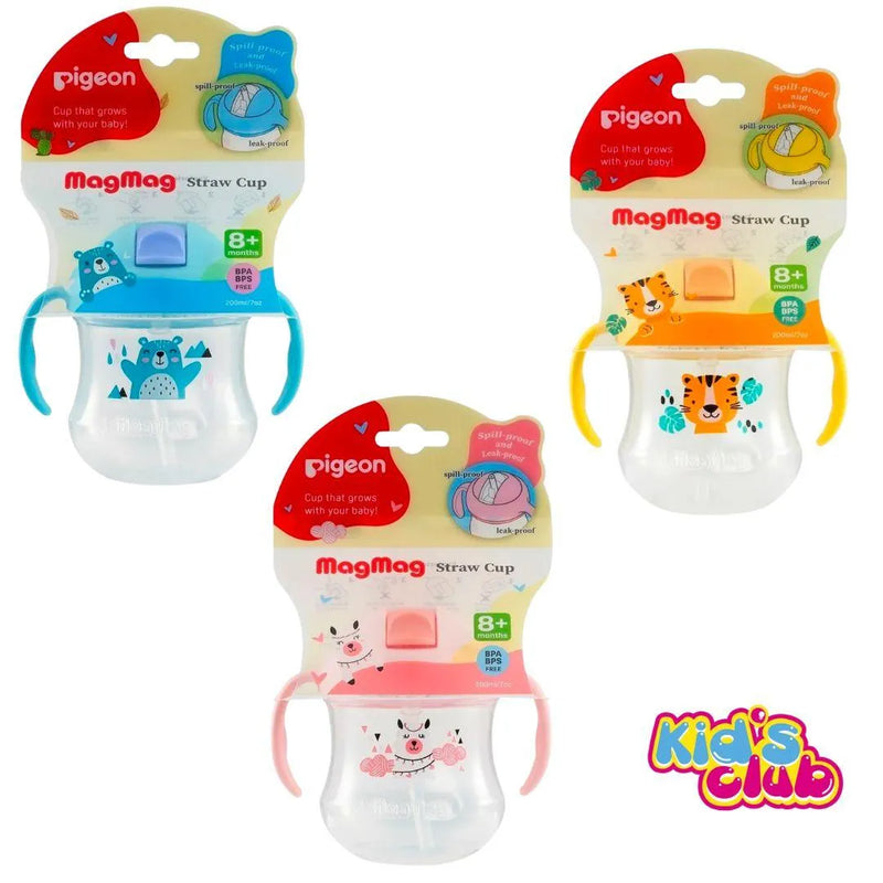 MagMag Vaso Con Asas Pigeon , Boquilla , 200 Ml. 8+ Meses - KIDSCLUB Tienda ONLINE