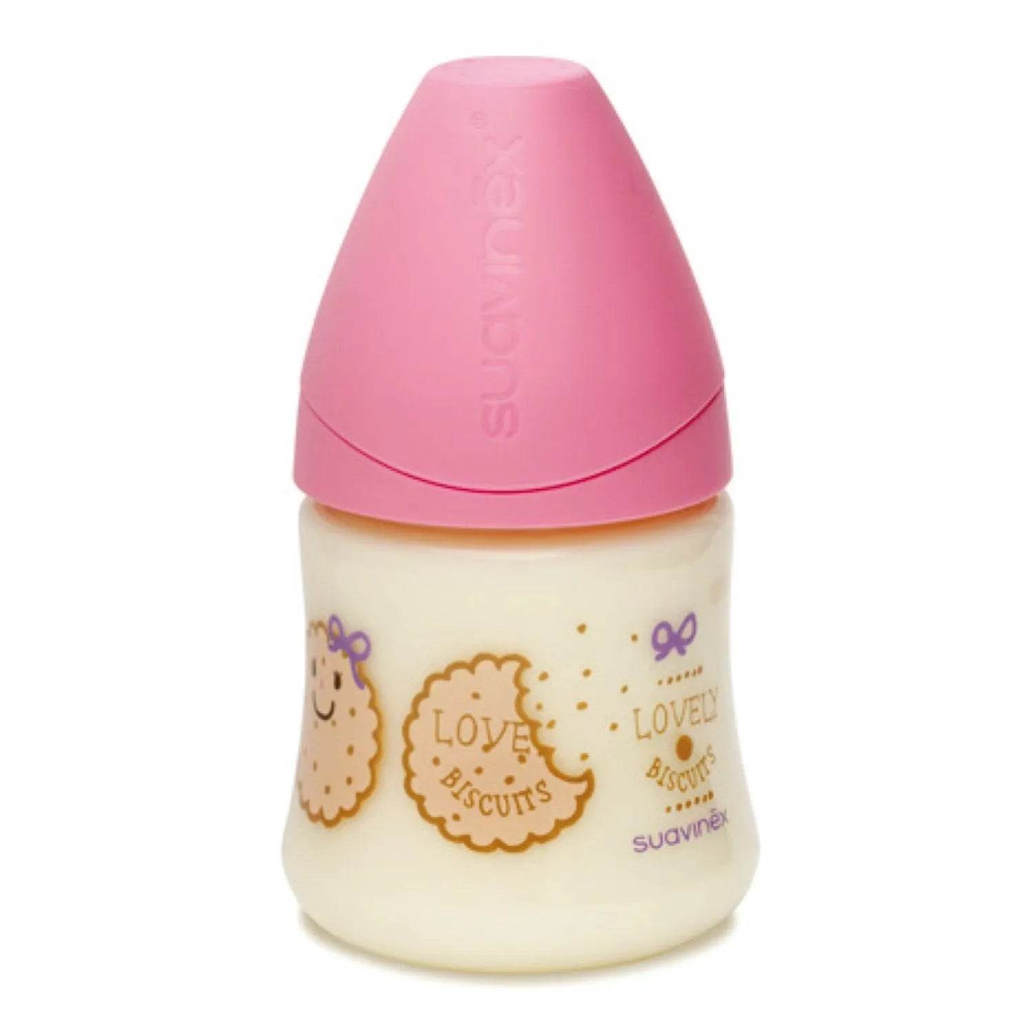 Mamadera anatomica latex 150 ml 0-6M Galleta, Suavinex - Kidsclub