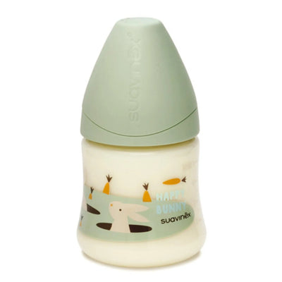 Mamadera anatómica latex 150ml 0-6m Bunny/Verde - KIDSCLUB Tienda ONLINE