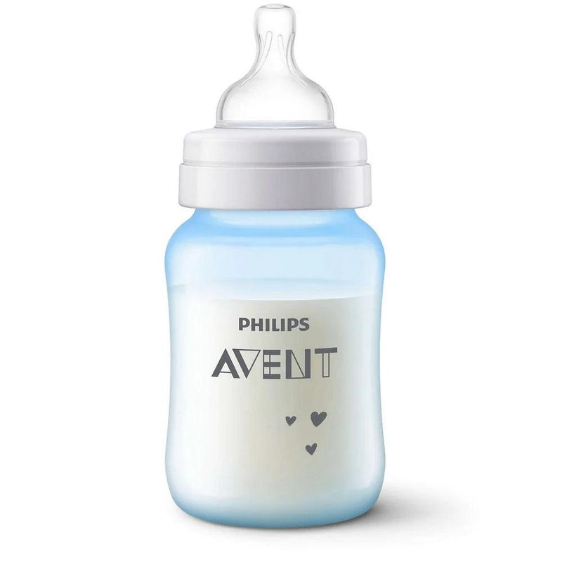 Mamadera Anticolic Avent +3Ml Celeste Elefante 260ml - KIDSCLUB Tienda ONLINE