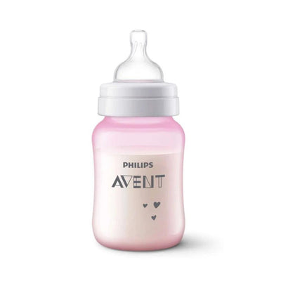 Mamadera Anticolic Avent +3Ml Rosa Oveja 260ml - KIDSCLUB Tienda ONLINE