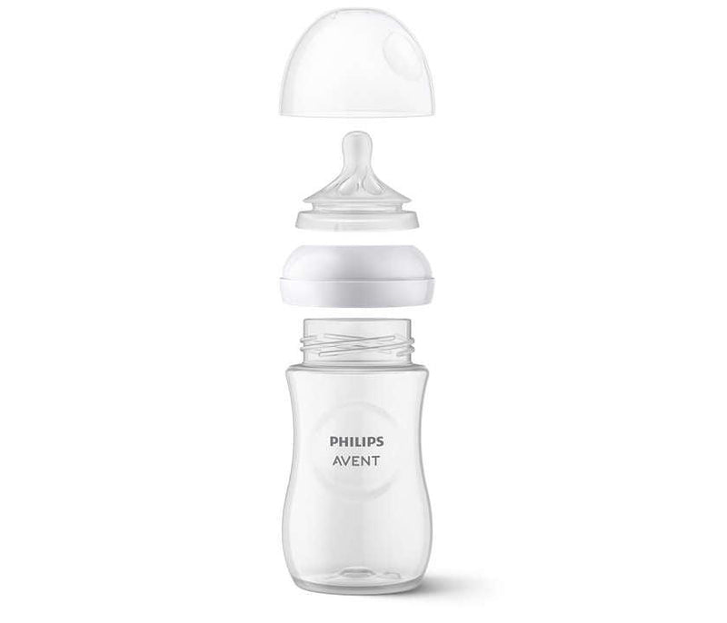 Mamadera Natural Response 260 ml 1 m 1 unidad, Avent - KIDSCLUB Tienda ONLINE