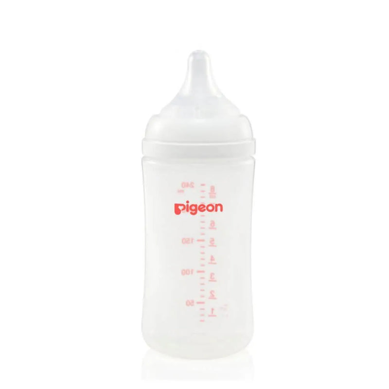 Mamadera Softouch Pp 240 ml Color Blanco, Pigeon - KIDSCLUB Tienda ONLINE