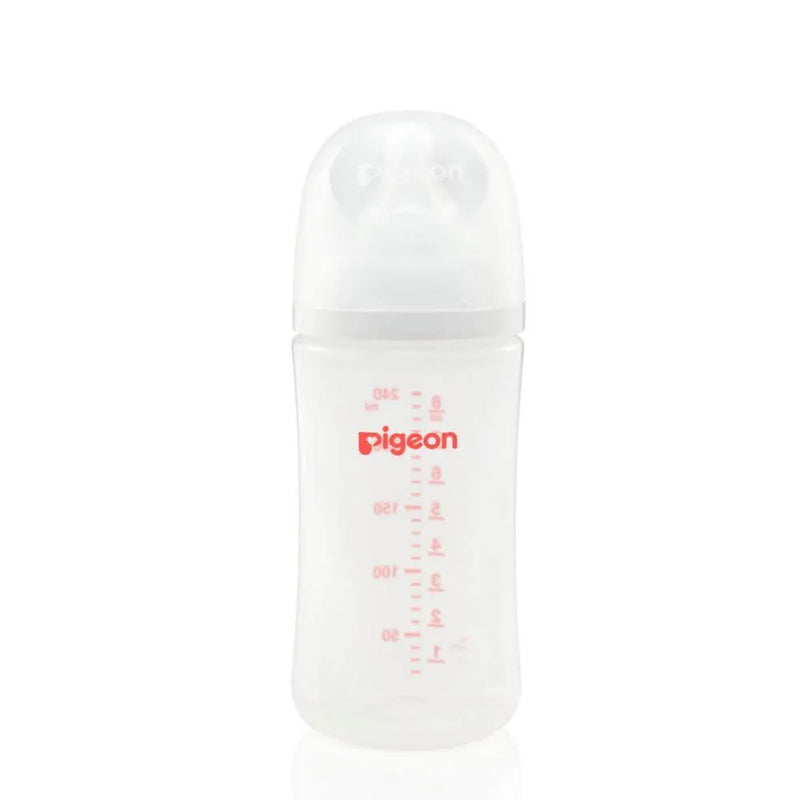 Mamadera Softouch Pp 240 ml Color Blanco, Pigeon - KIDSCLUB Tienda ONLINE