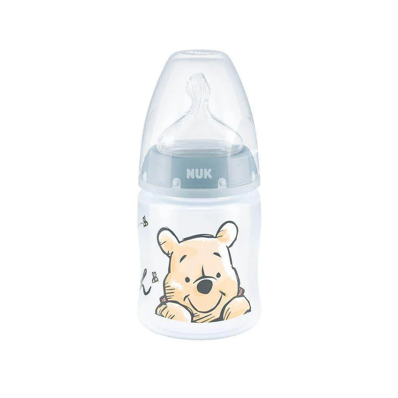 Mamadera NUK F.CHOICE SENSOR DE TEMPERATURA Winnie The Pooh 150 ml (0-6 meses) - KIDSCLUB Tienda ONLINE