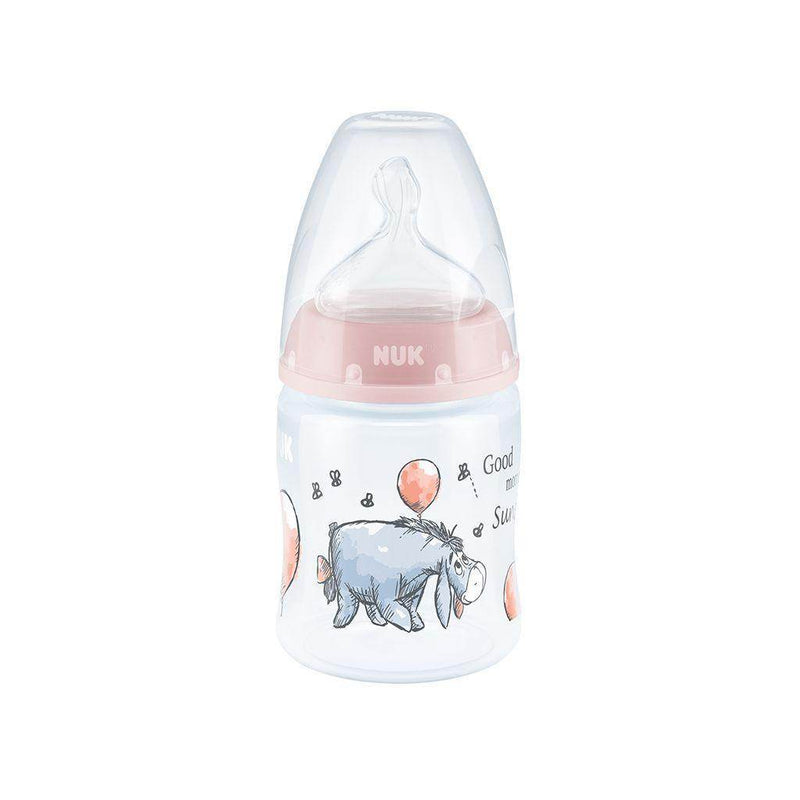 Mamadera NUK F.CHOICE SENSOR DE TEMPERATURA Winnie The Pooh 150 ml (0-6 meses) - KIDSCLUB Tienda ONLINE