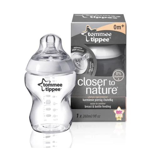 Mamadera Más Cerca de la Naturaleza 260 ml, Tommee Tippee