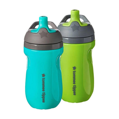 Pack 2 vasos térmicos Sportee verde calipso, Tommee Tippee - KIDSCLUB Tienda ONLINE