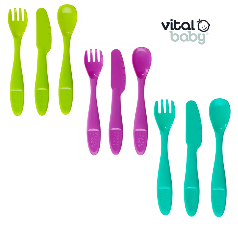 Pack de 15 cubiertos Vitalbaby - KIDSCLUB Tienda ONLINE