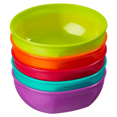 Pack de 5 Platos Tipo Bowls Plásticos, Vital Baby - KIDSCLUB Tienda ONLINE