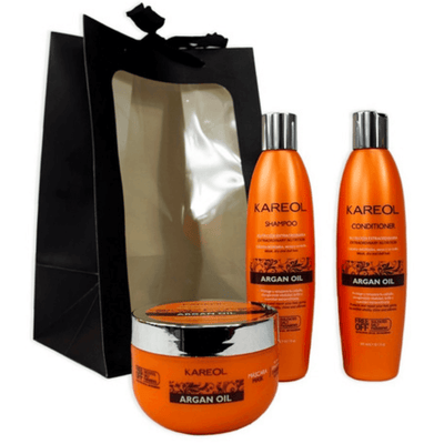 Pack Kareol Argan Oil Máscara + Shampoo + Acondicionador 300 ml. - KIDSCLUB Tienda ONLINE