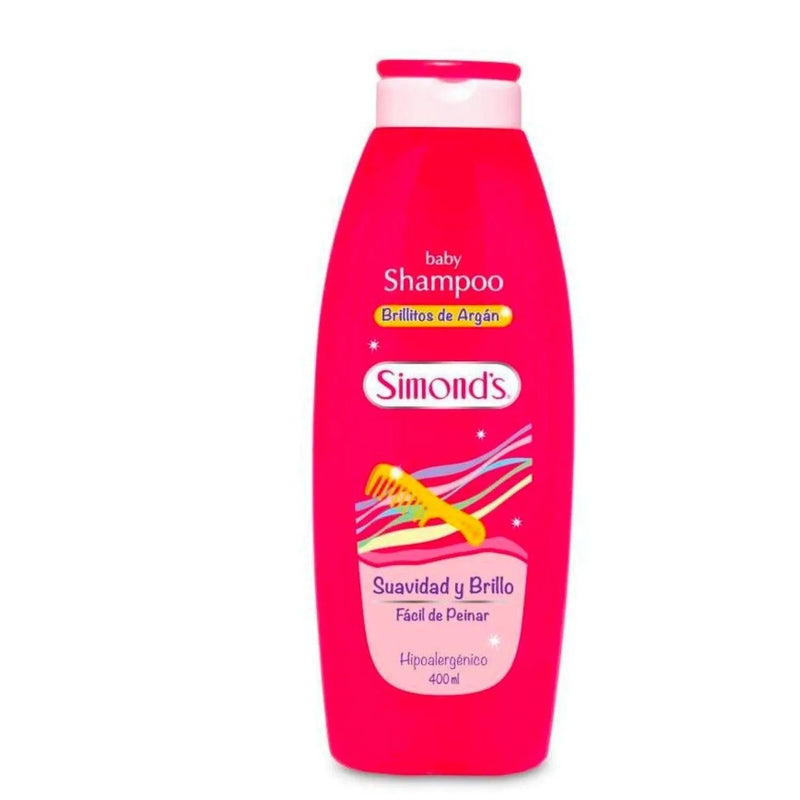 BABY SHAMPOO SIMONDS BRILLITOS DE ARGAN 400 - KIDSCLUB Tienda ONLINE