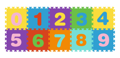 Piso Puzzle de goma eva 10 piezas números, Infanti - KIDSCLUB Tienda ONLINE