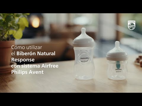 Mamadera Philips Avent Natural Response Rosa 260ml - 1 Unidad
