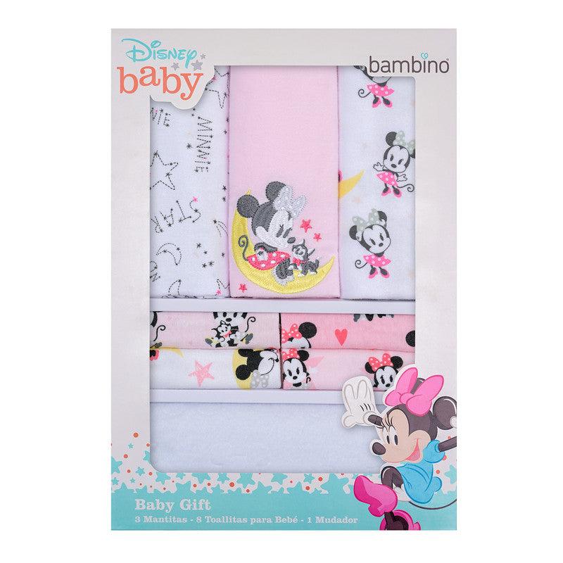 Set 12 Piezas Baby Gift Minnie Moon And Stars Rosado, Bambino - KIDSCLUB Tienda ONLINE