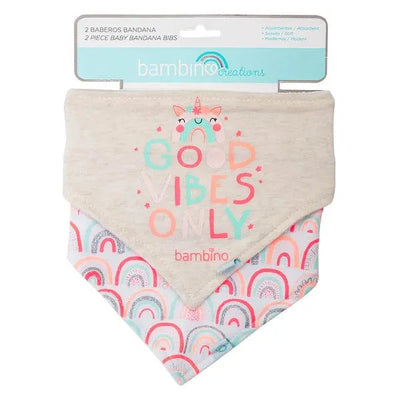 Set 2 Piezas Bandana Arcoiris Gris, Bambino - KIDSCLUB Tienda ONLINE