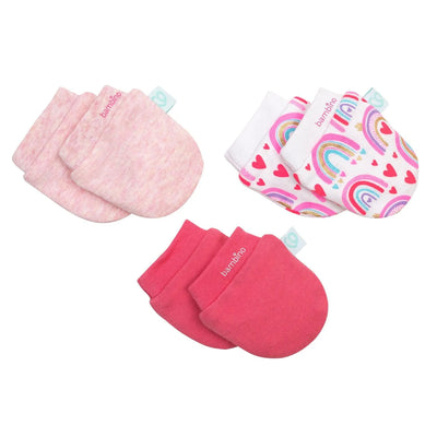 Set 3 Piezas Mitones Bambino Creations Arcoiris Fucsia - KIDSCLUB Tienda ONLINE