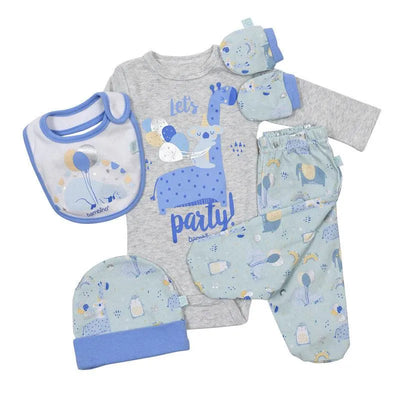 Set 5 Piezas BABY GIFT Creations ANIMALES CELESTE, Bambino - KIDSCLUB Tienda ONLINE