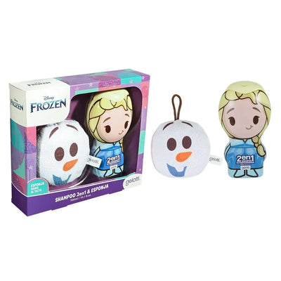 Set de Baño Frozen - Shampoo 2 en 1 ELSA + Esponja de baño OLAF, Gelatti - KIDSCLUB Tienda ONLINE