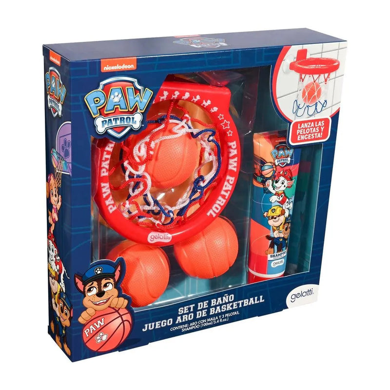 Set de Baño Paw Patrol Shampoo + juego de BasketBall, Gelatti - KIDSCLUB Tienda ONLINE