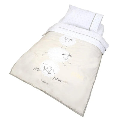 Set De Cuna Colecho Sábanas Más Cobertor Y Funda Ovejas, Infanti - KIDSCLUB Tienda ONLINE