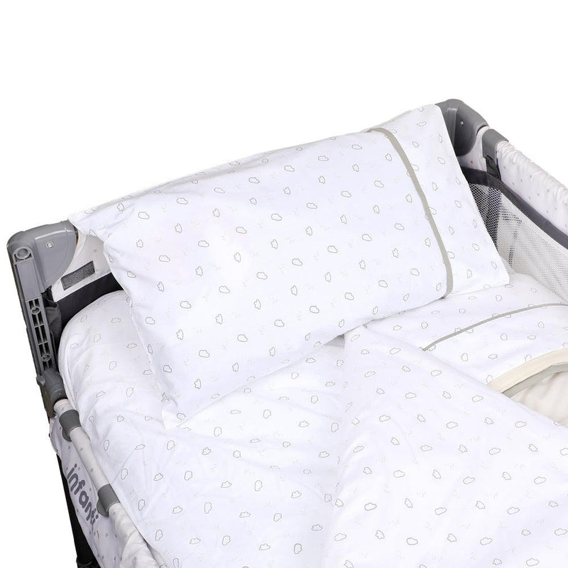 Set De Cuna Playard Sábanas Más Cobertor Y Funda Ovejas, Infanti - KIDSCLUB Tienda ONLINE
