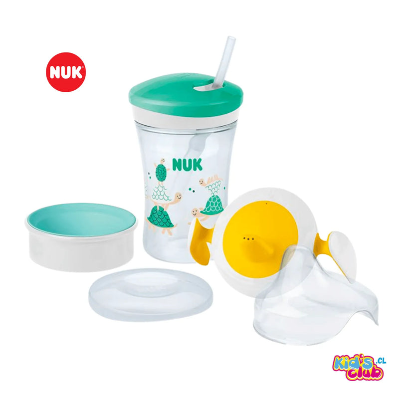 Set de vasos NUK Evolution Cup Colores (6 m +) - KIDSCLUB Tienda ONLINE