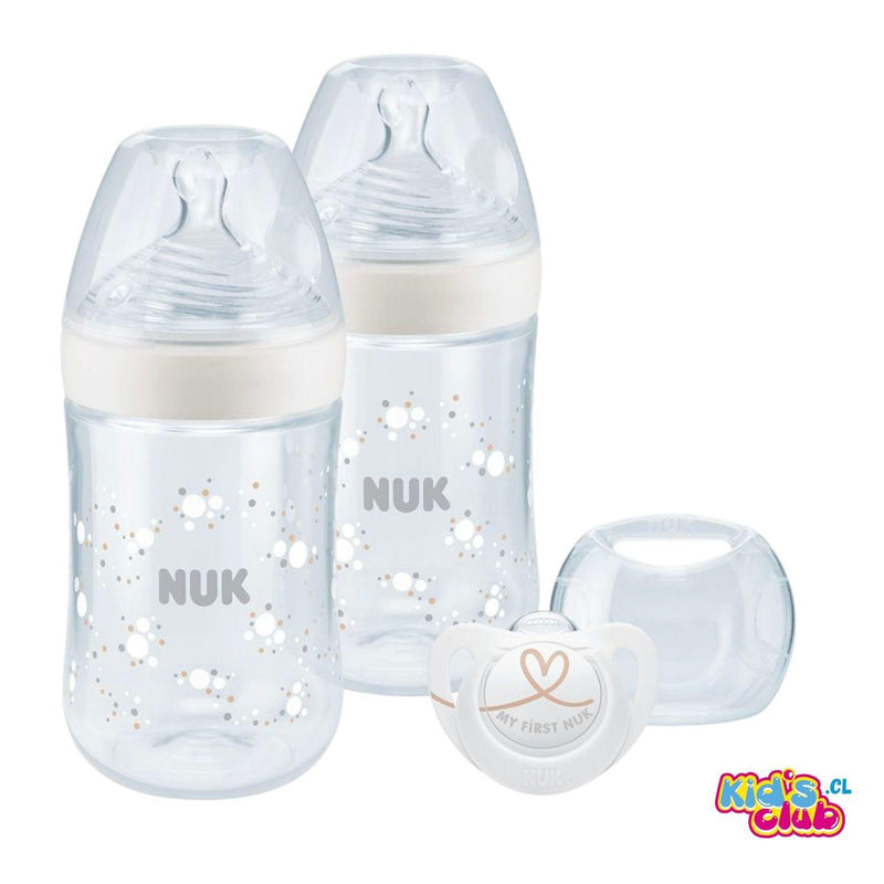 Set mamaderas NUK (c/sensor) Perfect Start TWIN - KIDSCLUB Tienda ONLINE