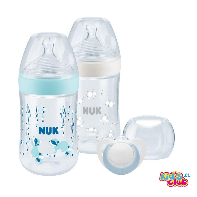 Set mamaderas NUK (c/sensor) Perfect Start TWIN - KIDSCLUB Tienda ONLINE