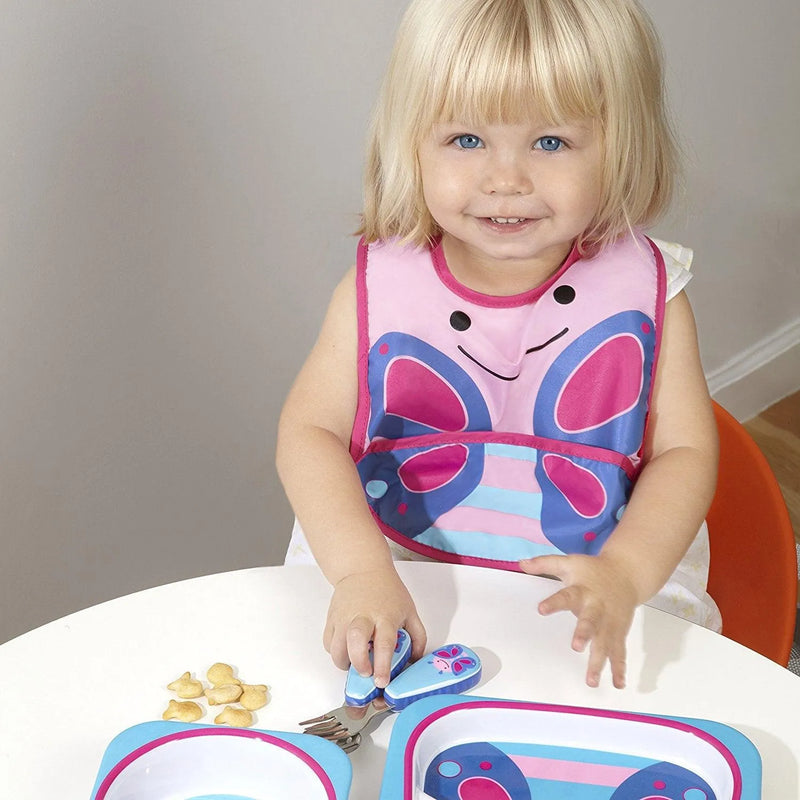 Set tenedor y cuchara Zoo - Butterfly, Skip Hop - KIDSCLUB Tienda ONLINE