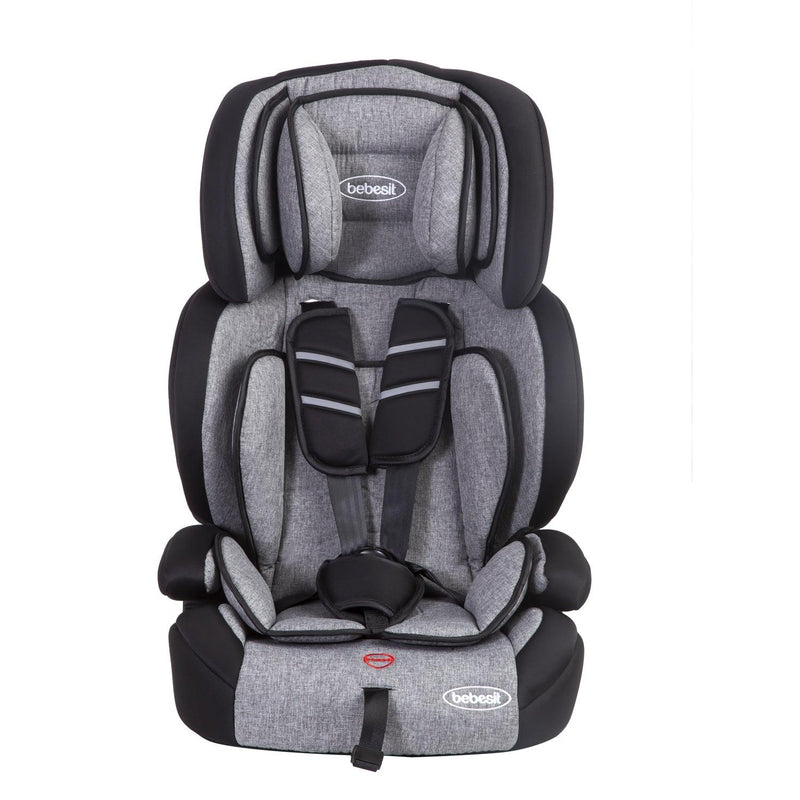 Silla de Auto Butaca Beline Gris, Bebesit - KIDSCLUB Tienda ONLINE