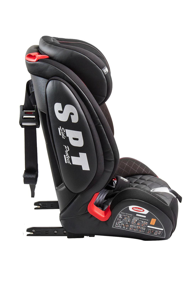 Silla de Auto Butaca Bewell Isofix Negra, Bebesit - KIDSCLUB Tienda ONLINE
