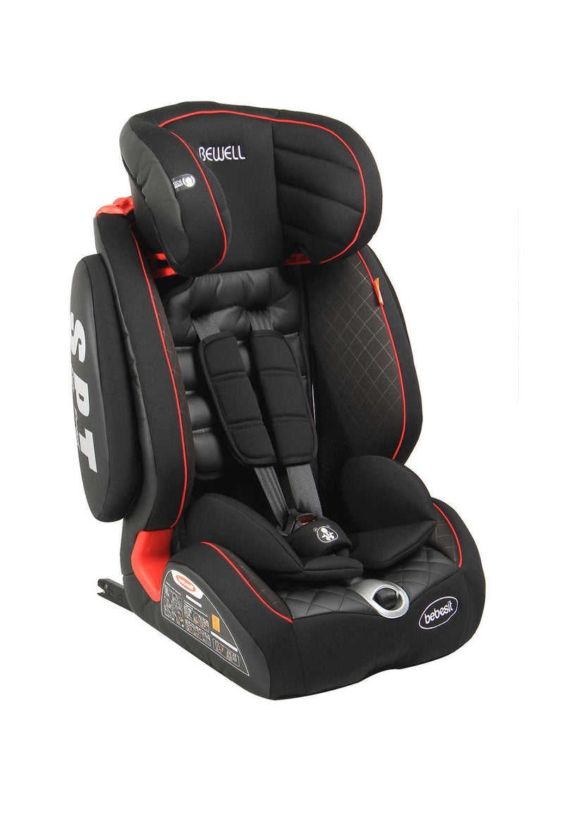 Silla de Auto Butaca Bewell Isofix Roja, Bebesit - KIDSCLUB Tienda ONLINE