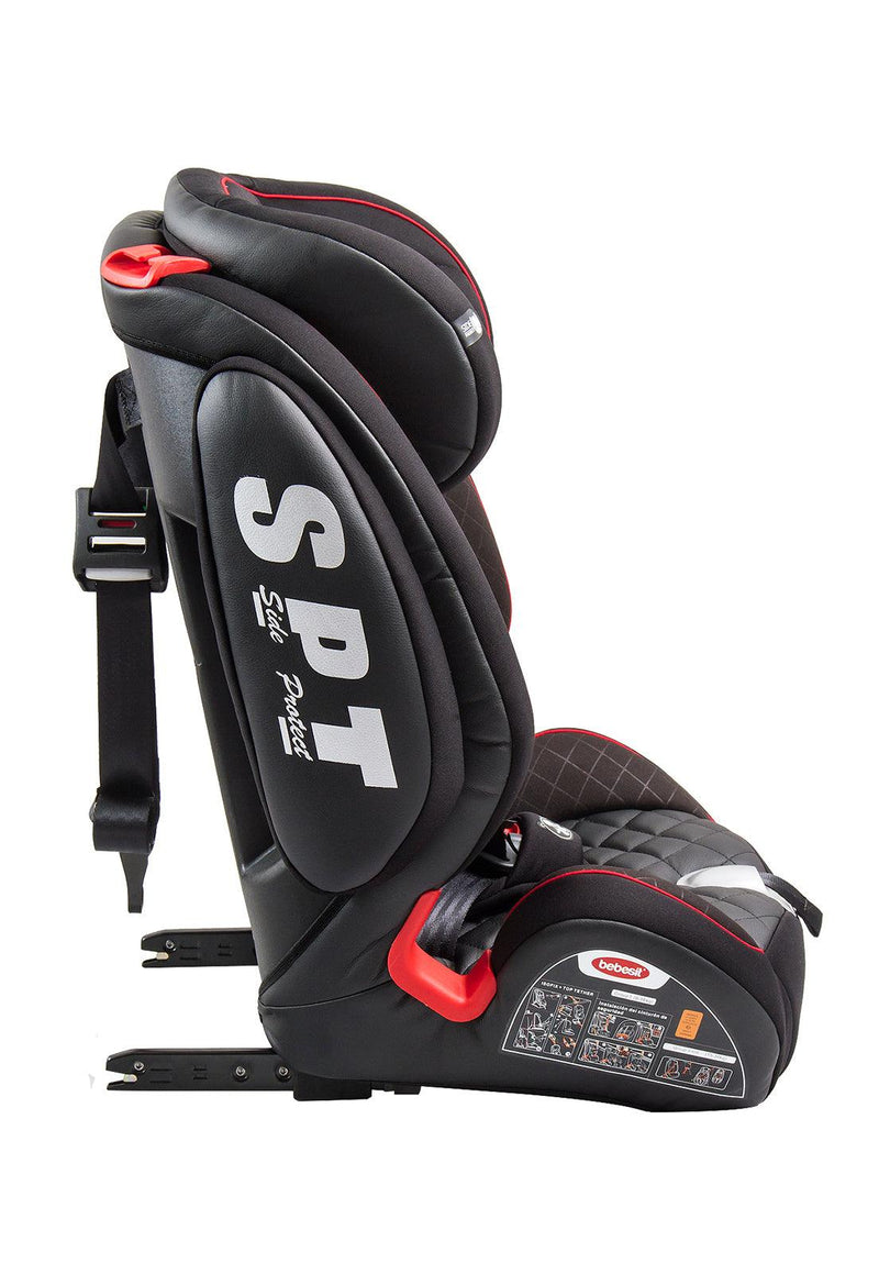 Silla de Auto Butaca Bewell Isofix Roja, Bebesit - KIDSCLUB Tienda ONLINE