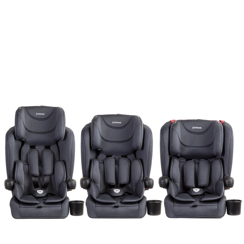 Silla de Auto Butaca SmartFix Isofix Negro, Bebesit - KIDSCLUB Tienda ONLINE